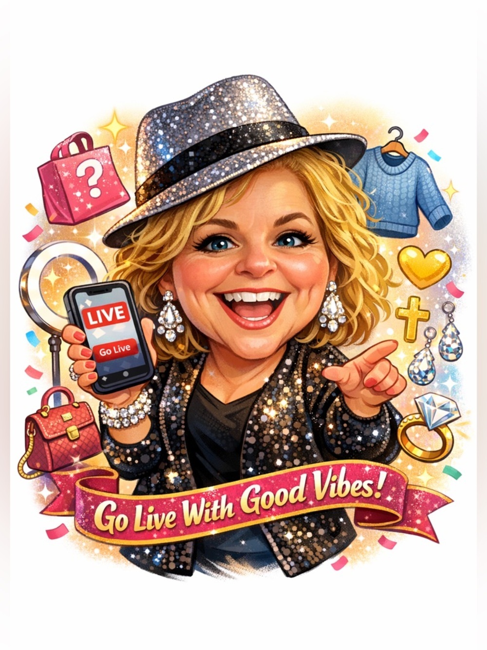 $15 Unlisted Inventory For Bling Bling Express Live Show - Be Blessed